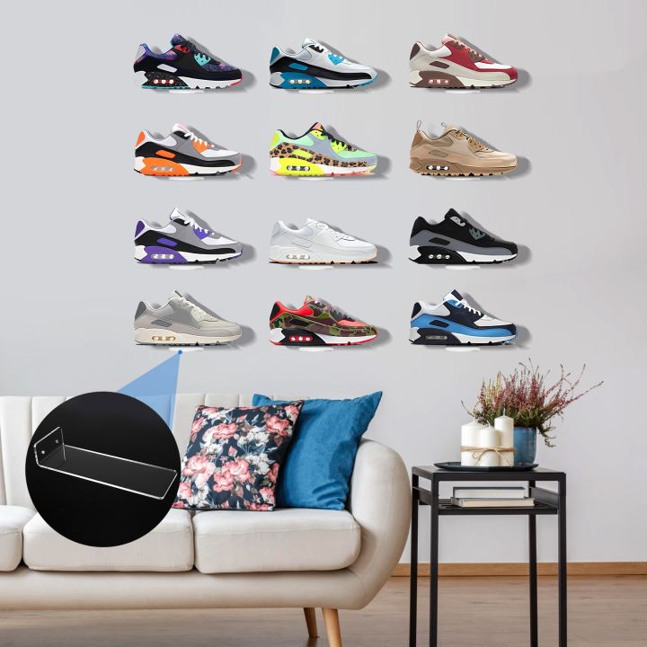 6%20Pack%20Acrylic%20Floating%20Sneaker%20Shelves%20Clear%20Shoe%20Display%20Stand%20Room%20Decor%20for%20Display%20Collectible%20Shoe&Sneaker%20-%20Image%203