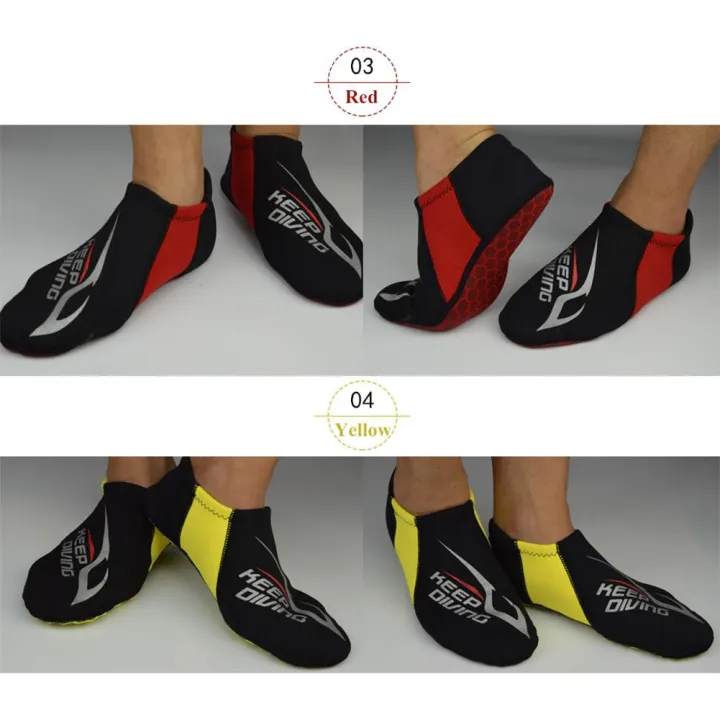 Mounchain%203MM%20Colorful%20Diving%20Neoprene%20Short%20Socks%20Non-Slip%20Warm%20Beach%20Swimming%20Shoes%20Snorkeling%20Equipment%20-%20Image%205