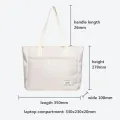Laptop Tote Bag for Women 14 Inch Shockproof Canvas Computer Office Work School Briefcase for Macbook Lenovo ASUS Acer HP Huawei. 