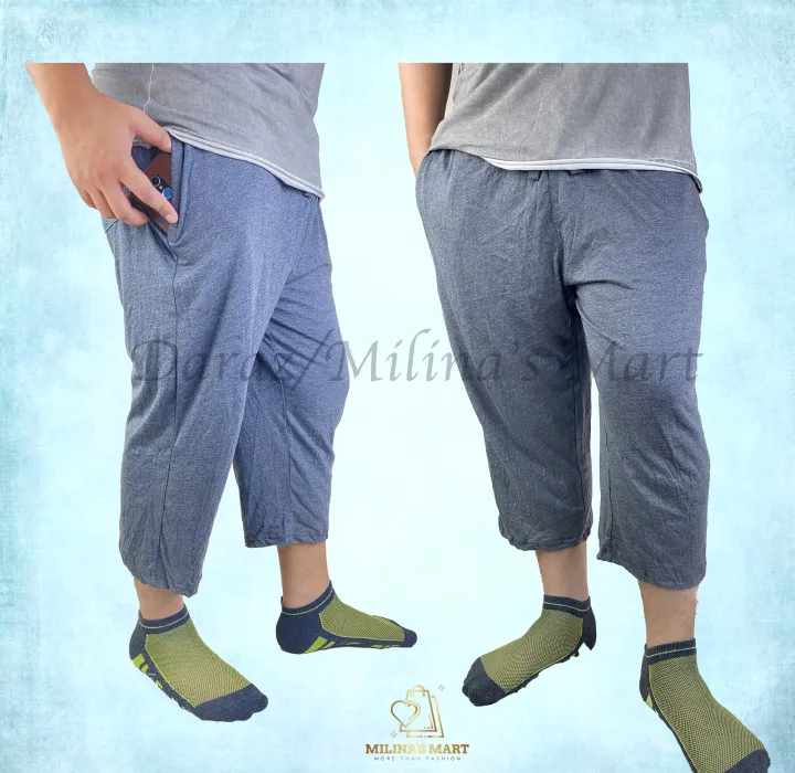 2%20Pieces%20Pack%20Comfortable%20Cotton%203-Quarter%20Sleeping%20Trouser%20Pant%20For%20Men(2-Piece)/%20Milinas%20Mart%20-%20Image%206