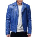 New Men's Casual Leather Jackets Large Size Slim Leather Jacket Jacket Personality Fashion Motorcycle Leather Jacket.