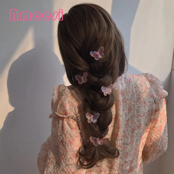 Ameesi%20Hair%20Pin%20Temperament%20Holographic%20Clear%20Butterflies%20Hair%20Barrette%20-%20Image%206
