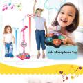 Kids Microphone Speaker With Stand Karaoke Song Music Instrument Toys Brain-Training Educational Toy for Girl Boy. 