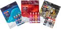 Camel Fluid Acrylic Colors kit 3 pack (12 pcs color+3 pcs canvas+3 pcs apron) Sunset, Aqua & Monochrome.