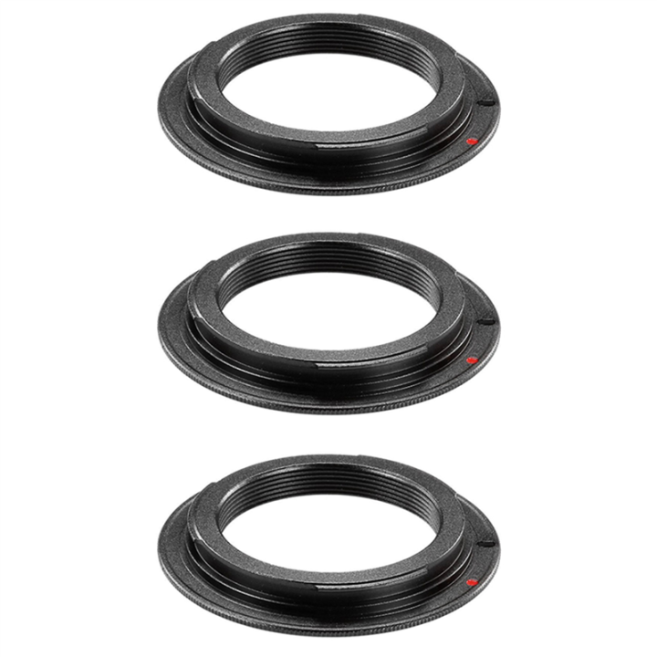 3X Black Metal Lens Mount Adapter, for M42 Lens Canon EOS