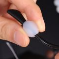 10Pcs Fixed Eyeglasses Grip Transparent Round Silicone Glasses Leg Antiskid Sleeve Elastic Mini Eyewear Accessories Soft Anti Slip Glass Cover Retainer Holder Ear Hook Simple.