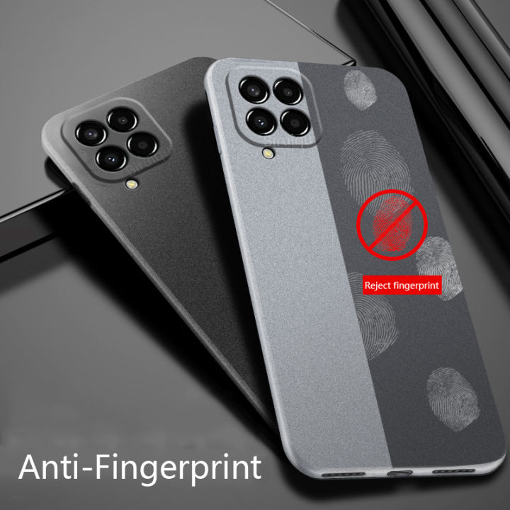 Biruiqu%20For%20Samsung%20Galaxy%20M33%205G%20Shockproof%20Anti%20Slip%20Soft%20TPU%20Sandstone%20Matte%20Back%20Case%20Cover%20-%20Image%205
