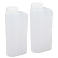 Oil Mixing Bottle Container, Professional 2 Stroke Oil Petrol Fuel Mix Bottle 600ML 2PCS for Chainsaw.
