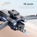 4K WiFi FPV Foldable RC Quadcopter Dual Camera Dual Battery Brushless Fan Altitude Hold Headless Mode Drone Camera with Storage Bag Mini Aerial Photography Drone HD Video Capture Beginner Friendly Outdoor Use. 