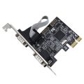 Pcie To Serial Ports RS232 Interface PCI-E PCI Express Card Adapter Industrial Control Computer Expansion Card.