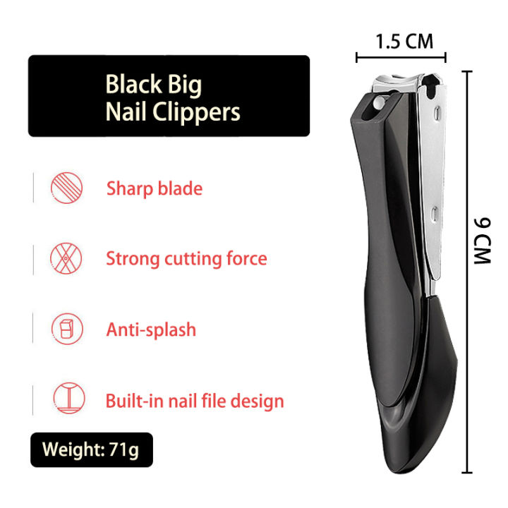 TOGEWITHU%20Nail%20Clippers%20with%20Catcher,%20Anti-splash%20Fingernail%20Toenail%20Cutter%20Manicure%20Tools%20Nail%20Trimmer%20with%20Nail%20File%20Sharp%20and%20Durable%20-%20Image%2010