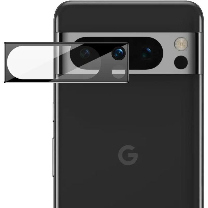 Google Pixel 8/ 8 Pro - Black - 9H Ultra Thin Scratch-Resistant Camera Lens Glass Protector