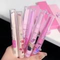 Love Heart Shaped Lipstick Pen Lip Glaze Jelly Mirror Flower Lip Gloss Moisturising Lipstick Stick Transparent Korean Cosmetics. 