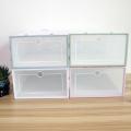 EF Durable Plastic Drawer Boxes Case Transparent Shoes Box Home Organizer.
