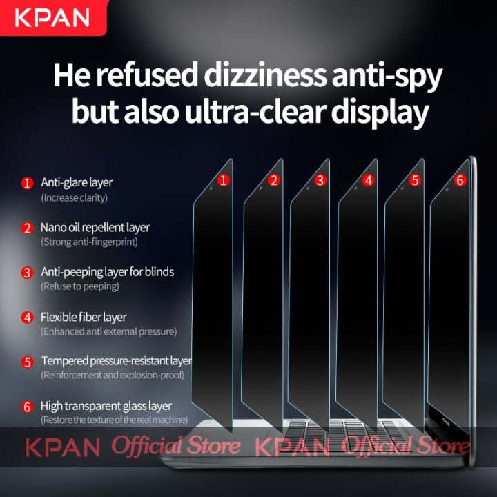 13%2014%2015%2017inch%2016:9%20Privacy%20Screen%20Filter%20Anti-peeping%20Tempered%20Glass%20Protector%20Film%20for%20Laptop%20Anti-glare%20Lenovo%20Dell%20Acer%20-%20Image%203