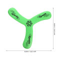 Soft Three-Leaf Cross Flying Disc Children Boomerang Toys Throwing Target Spinner Outdoor Parent-Child Interactive Game Props.