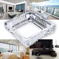 Glass Ashtray  for  Outdoor Indoor Restaurant Decoration. 