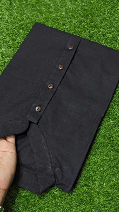 Stylish%20semi%20long%20khadi%20panjabi%20-Black%20Big%20Panjabi%20-%20Panjabi%20For%20Men%20-%20Image%202