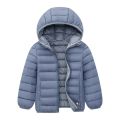 Kids Boy Light Down Jacket Autumn Coats Children Girl Cotton Warm Hooded Outerwear Teenagers Students Clothes 3-14 Years Old New. 