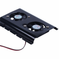 4X Black 3.5 SATA IDE Hard Disk Drive HDD 2 Fan Cooler for PC. 