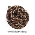 【Limited Quantity】 Women Stole Soft Leopard Print Scarf Vintage Chiffon Wrap Harajuku Scarves Shawl Thin Summer Spring Casual Elegant. 