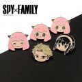 Anime Spy X Family Brooch Cute Anya Loid Yor Forger Figure Metal Badges Lapel Button Pins For Women Girls Cosplay Manga Jewelry.
