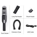 Vacuum Cleaner Mini Quick Handheld Portable Dust Collector Home Car Dust Cleaner - black.