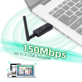 Atheros AR9271 Chipset 150Mbps Wireless USB WiFi Adapter 802.11n Network Card With 5DB Antenna For Windows/8/10/Kali Linux. 