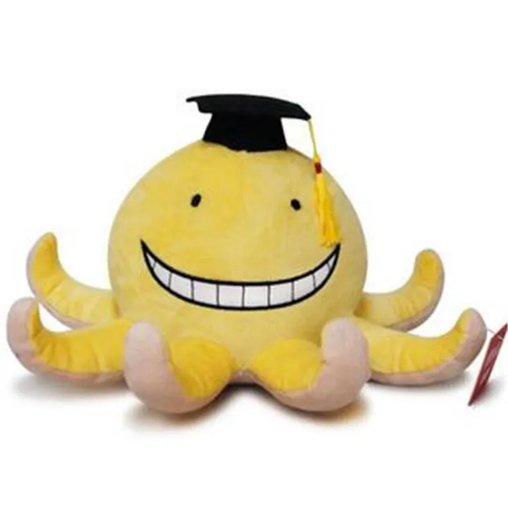 Anime Korosensei Assassination Classroom Teacher Cosplay Mini Plush Toy Stuffed Doll Gift Collection Soft PP Cotton 15cm