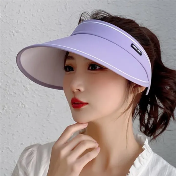 Women%20Summer%20Hat%20Multicolor%20Beach%20Hat%20Sun%20Visor%20Wide-brimmed%20Hat%20Adjustable%20UV%20Protection%20-%20Image%206