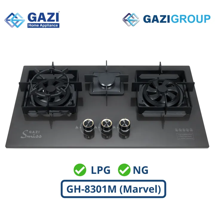 Gazi%20Smiss%20GH-8301M%20Three-Burner%20Gas%20Stove%20%E2%80%93Energy%20Saving,%20Marvel%20Top,%20Auto%20Ignition,%20Brass%20Burner%20Cap,%20Blue%20Flame,%20NG/LPG%20Gas%20Compatible.%20-%20Image%206