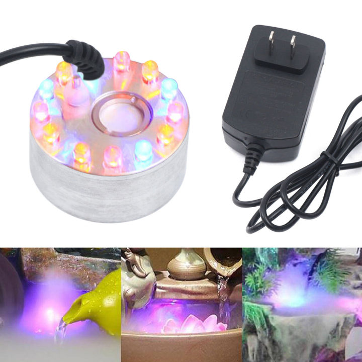 Ultrasonic%20Mist%20Maker%20Fogger%20Water%20Fountain%20Pond%2012%20LED%20with%2024v%20Charger%20-%20Image%204