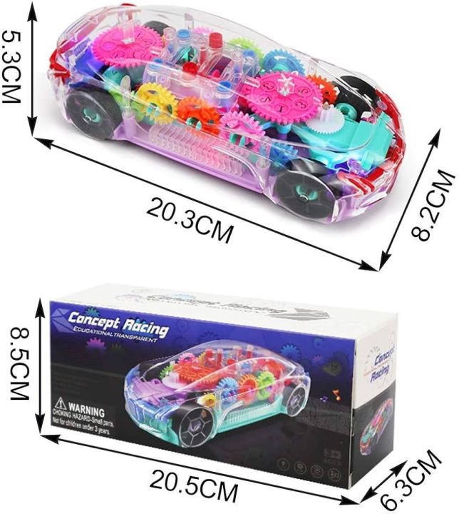 Transparent%20Gear%20Concept%20Racing%20Car%20Multicolored%20Mechanical%20Kids%20Toy%20with%20Music%20Light%20-%20Image%203