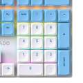 33 Keys Wired Numeric Keypad PBT Keycaps Compact Type C Number Pad Easy to Use Ergonomic for Finance.