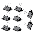 Large Paper Clip Thickened File Folder and Drawing Board Clip 2.4 Inches (Approximately 6.1 Cm) 8 Pieces.