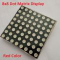 2088AS RED Color LED 60mm DOT Matrix Round Dot 8x8 5mm LED 16 Pin Leads Common Anode 7 Segment Display For Panel Moving Text Massage Arduino. 