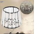 2Pcs Crystal Lampshade Chandelier Ceiling Fixture Lamp Shade Black. 