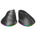 Vertical Mouse with Horizontal Scroll Wheel Portable Gaming Silent Adjustable DPI Ergonomic Mouse for PC Computer Laptop Desktop. 