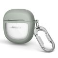 【support】 Slim and Stylish Transparent Hard PC Shockproof TPU Case Cover with Carabiner for QuietComfort Earbuds II 2022 and QuietComfort Ultra 2023.
