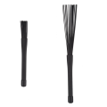 2 Pair Jazz Drum Brushes Retractable Drum Sticks 32 cm Black. 