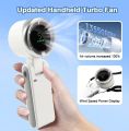 Premium Handheld Portable Turbo Fan | Rechargeable Foldable Mini Fan | Powerful Airflow | Original 1800mAh | Saifonix BD.
