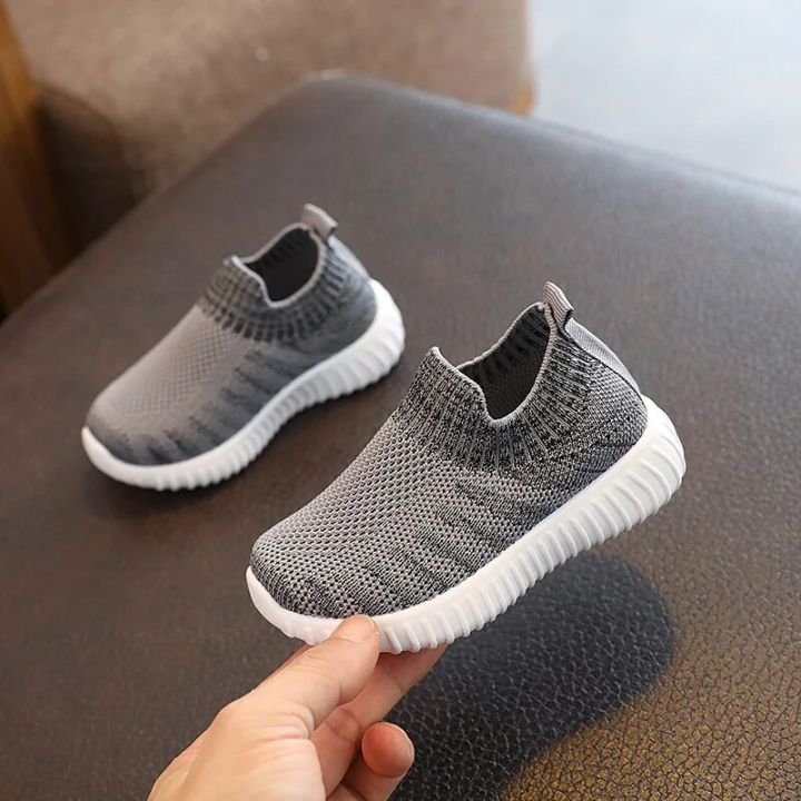 2023%20Little%20Kids%20Shoes%20Boys%20Girls%20Knitted%20Fabric%20Sock%20Shoes%20Casual%20Breathable%20Baby%20Sneakers%20Fashion%20Stripe%20Children%20Shoes%20G02024%20-%20Image%204