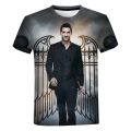 Lucifer T-shirt Men Women Summer Fashion Casual Short Sleeve 3D Lucifer Printed T-shirt Harajuku Streetwear Plus Size T Shirts. 