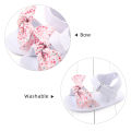 Cute Bows Baby Shoes Summer Flower Kids Newborn Baby Girl Sandals Non Slip Soft Sole Infant Toddler Crib Flat Shoes. 