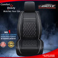 seat cover/DSC-61 PVC Leather Car Seat Cover - Black.