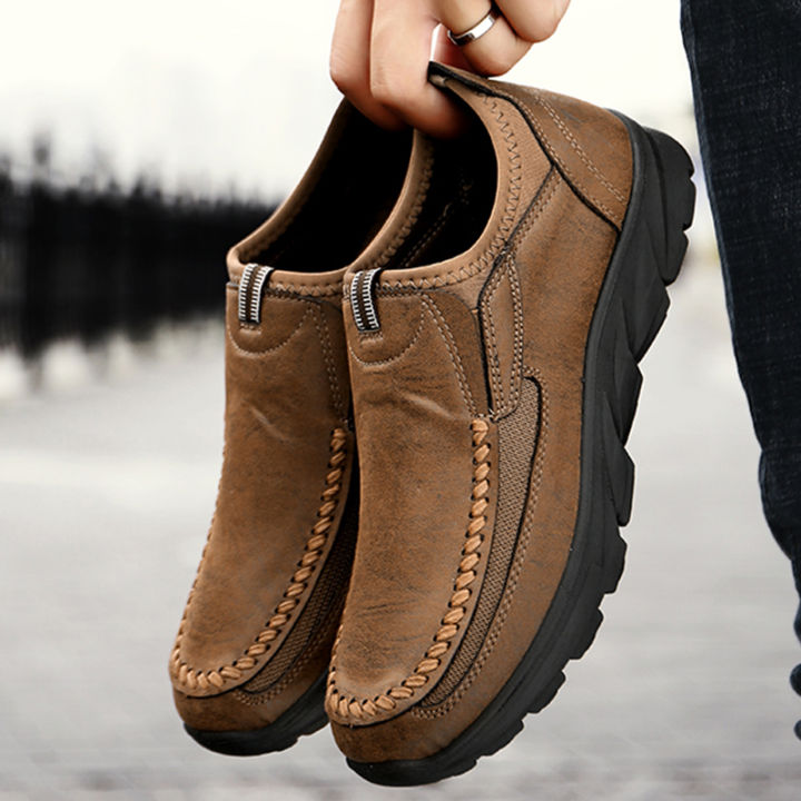 Men Casual Shoes Loafers Sneakers 2023 New Fashion Handmade Retro Leisure Loafers Shoes Zapatos Casuales Hombres Men Shoes BunnyGarden