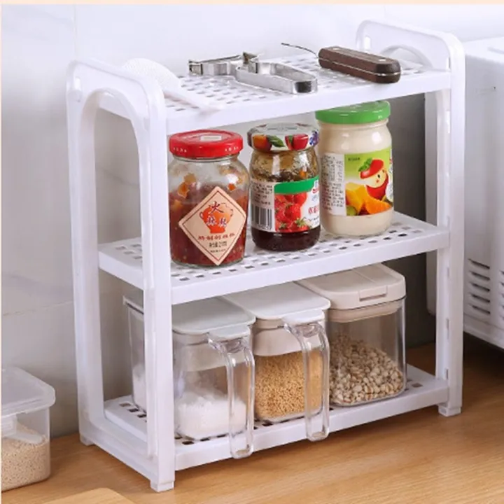 Storing%20Blue/Pink/White%20Three-Layer%20Storage%20Rack%20Adjustable%20Multifunctional%20Plastic%20Desk%20Shelves%20Hollow%20Assembled%20Stationery%20-%20Image%203