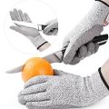 Five -Level Anti -Cut Gloves Kitchen HPPE Scratch Resistant Glass Cutting Safety Protection for Gardeners. 