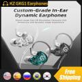 GK G1 Wired Earphones HIFI Bass In-Ear 3.5mm Headphone Cable Dynamic Drive Headset Sport Gamer Noise Cancelling Earbuds With Mic. 