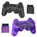 Wireless Gamepad for Sony PS2 Controller for Playstation 2 Console Joystick 2.4G Double Vibration Shock Joypad USB PC Game. 